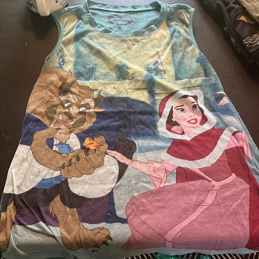 Beauty and the Beast tank top in used good condition in medium. - Picture 1 of 2